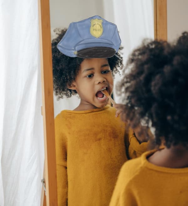 Wallsticker - Police