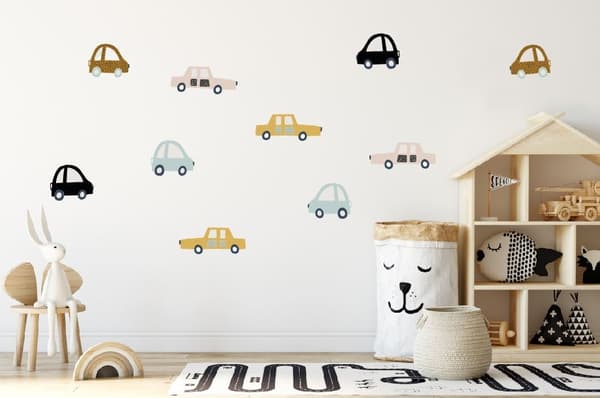 Wallstickers - Biler biler!