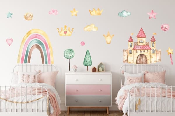 Wallstickers- Prinsessesaga