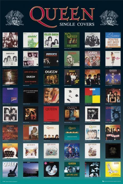 Queen Single covers