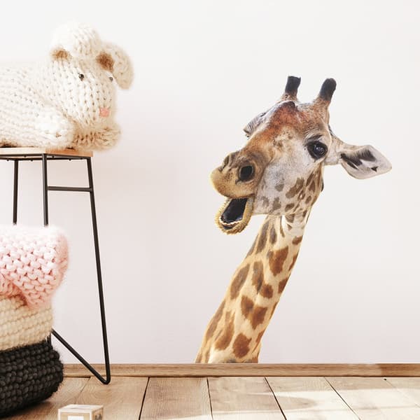 Veggklistremerke - Giraffehode