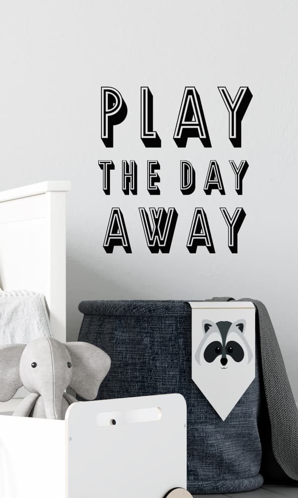 Wallstickers -Play the day away