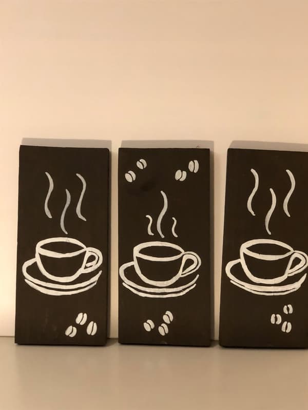 Coffee skilte - Handmade - før 249,-