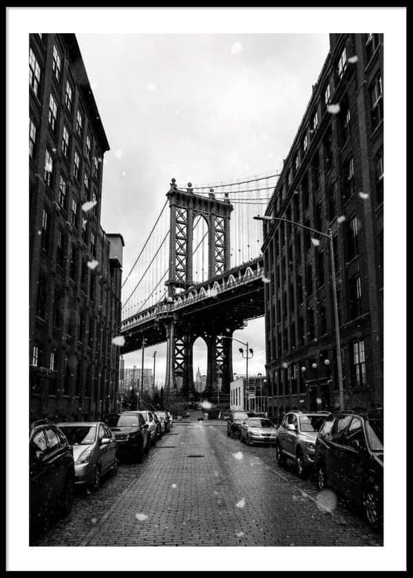 Manhattan Bridge Poster 21x30cm