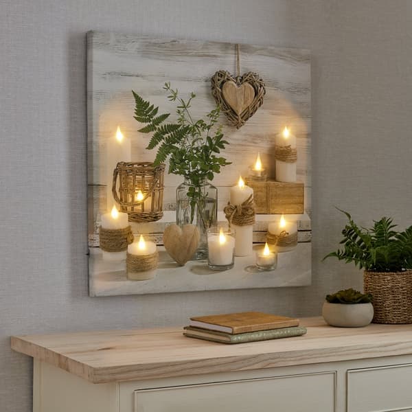 Art for the Home - Canvas LED - Harmony - 60x60 cm