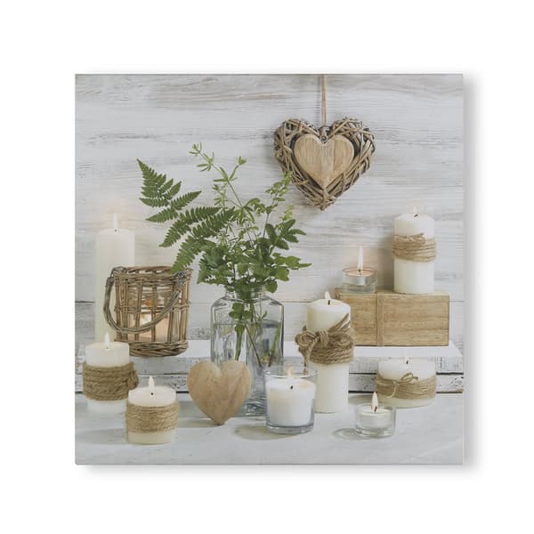 Art for the Home - Canvas LED - Harmony - 60x60 cm