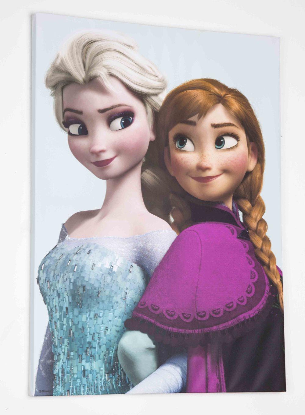 Disney - Canvas - Fryst - Elsa & Anna - 50x70 cm