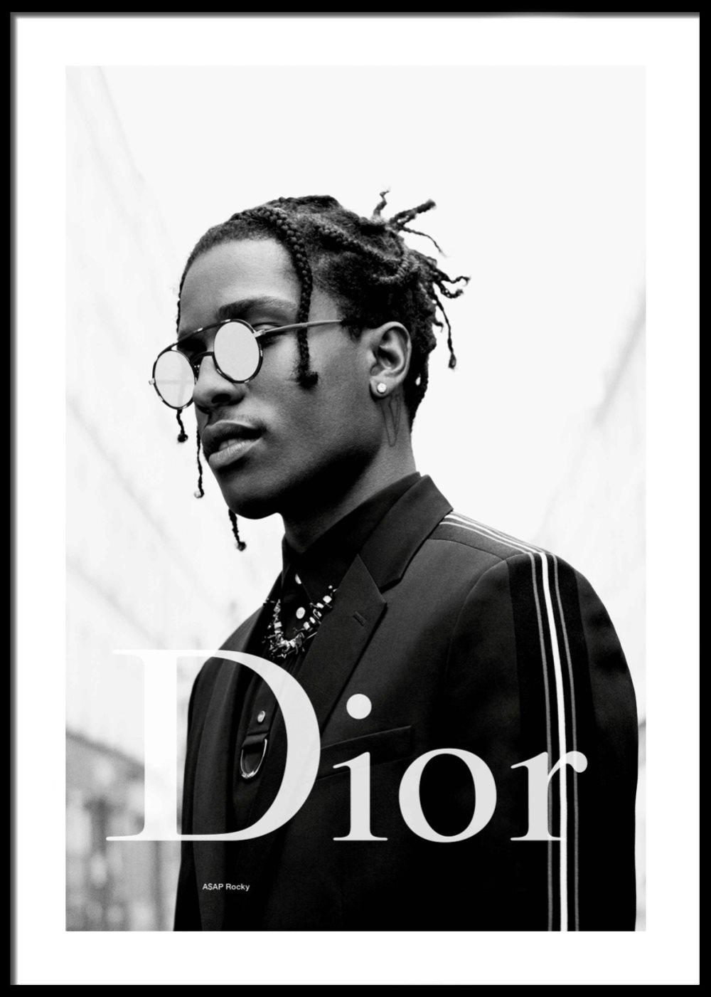 Dior x A$AP Rocky Poster