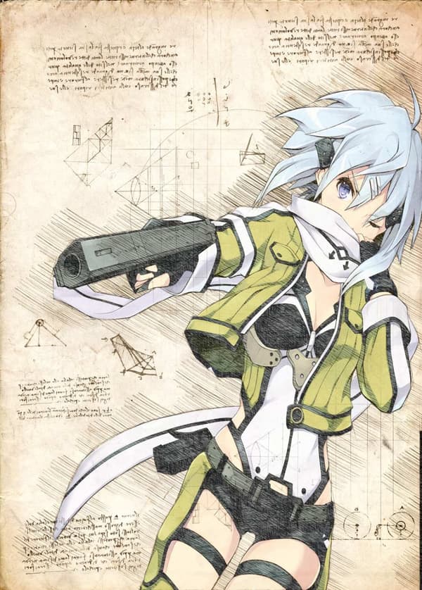 A3 Print - Sword Art Online 6 Sinon