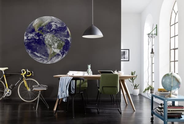 Wallsticker / Jord / Rund