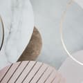 Miniatyrbillede 3 af 3: Art for the Home - Lærred - Art Deco - Rosa guld - 50x70cm