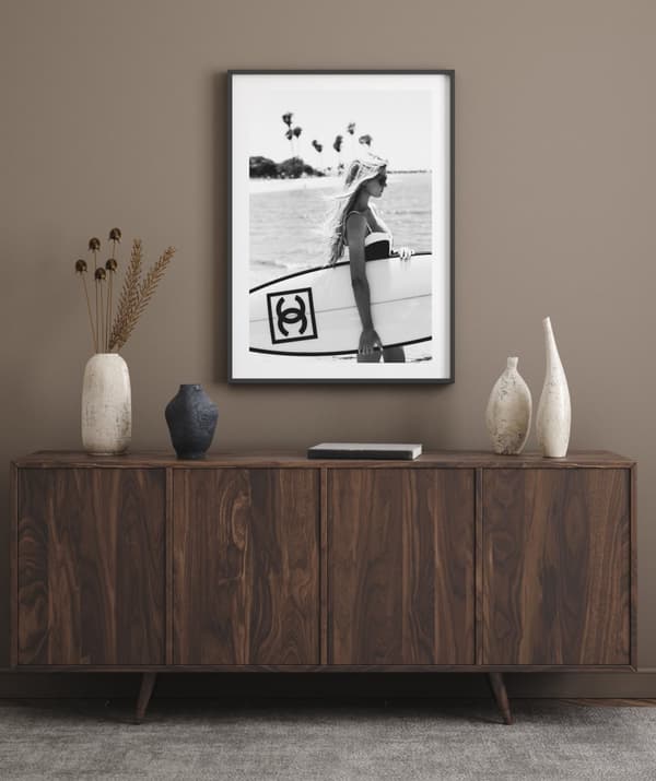 Chanel Surfer Girl Plakat