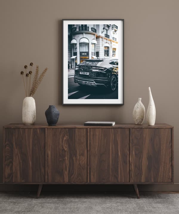 Dior x Lamborghini Plakat