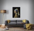 Miniatyrbillede 3 af 4: Art for the Home - Lærred - Pige med perleørering - 70x100 cm