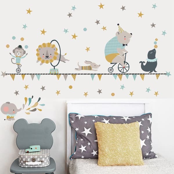 Wallstickers -  Cirkusdyr