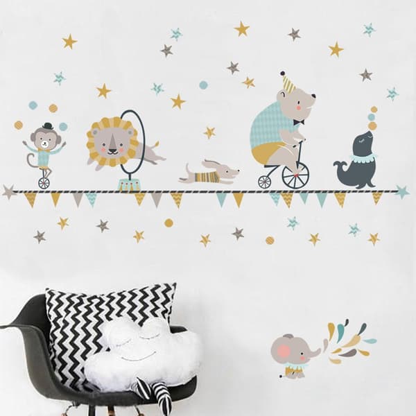 Wallstickers -  Cirkusdyr