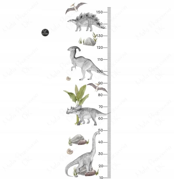 Seinätarra - Dinosaurs 2 / Korkeusmitta