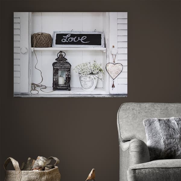 Art for the Home - Canvas - Kärlek - 100x75cm