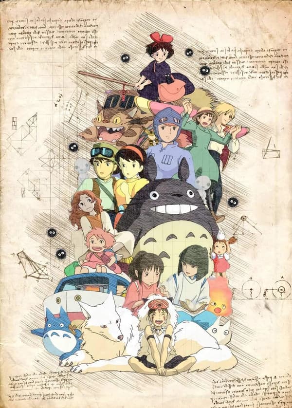 Maxi Print - Myazaki - Ghibli 3 Group