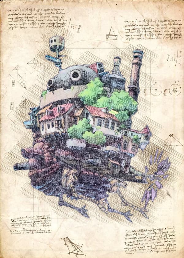 Maxi - Myazaki - Ghibli 7 Howls moving castle