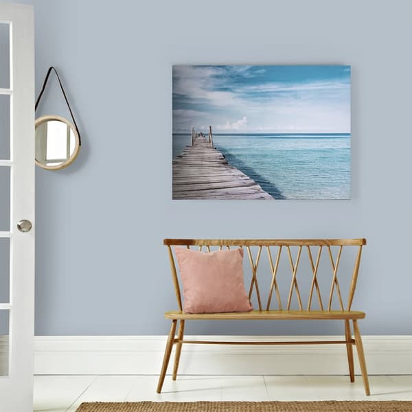 Art for the Home - Lærred - Ocean - Multifarve - 75x100