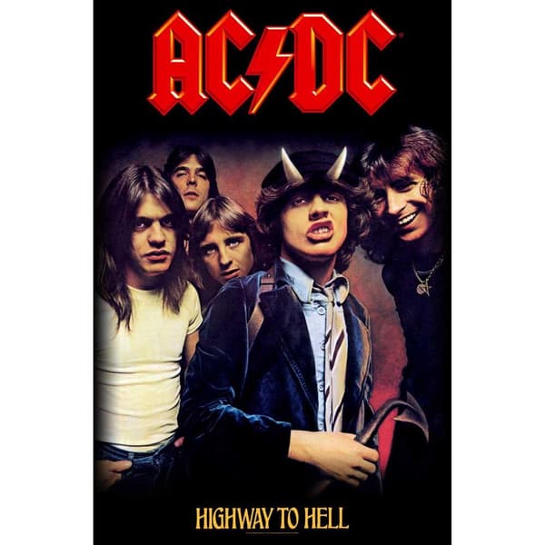 Posterflagga - AC/DC - Highway to hell