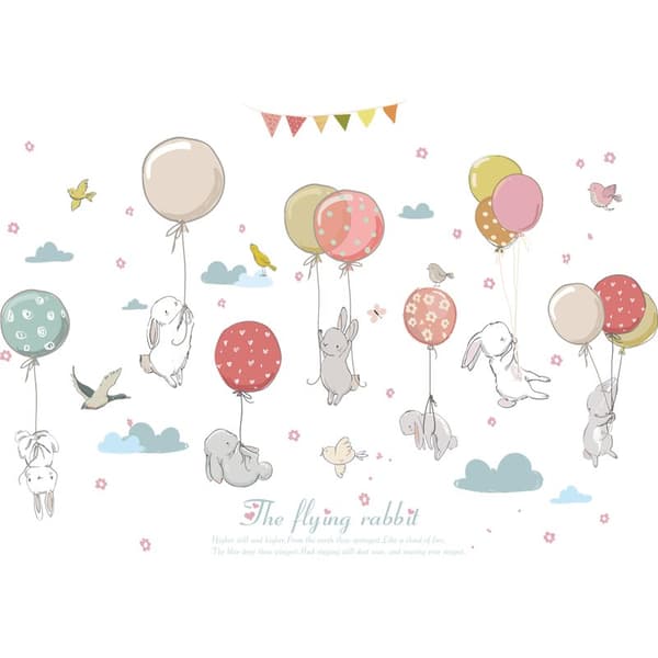 Väggdekor - Ballong Kanin