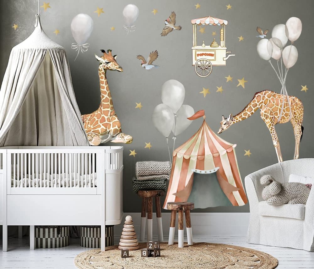 Väggdekal - Cleo & Cloe Cirkus