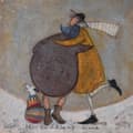 Miniatyrbillede 2 af 2: Sam Toft Det er tid til at hygge sig plakat