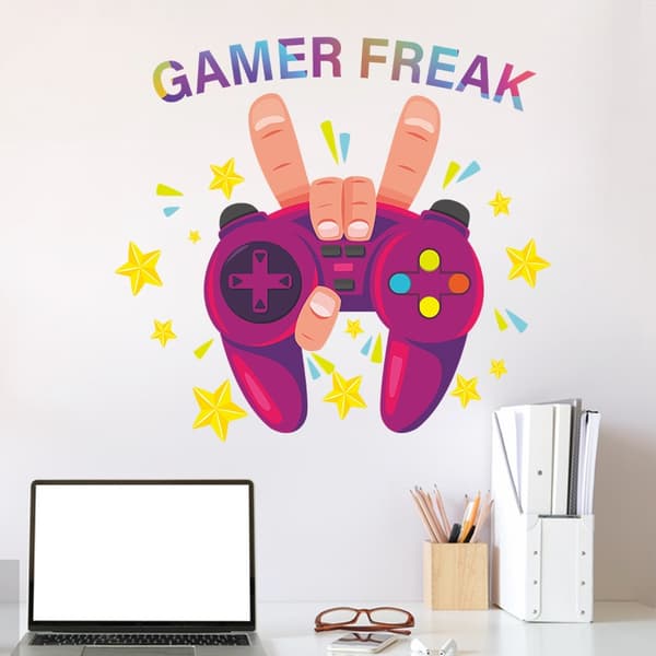 Veggklistremerke - Gamer Freak