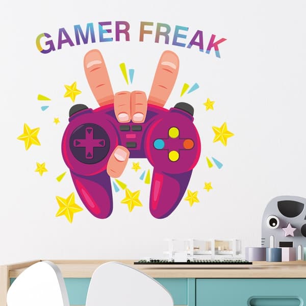 Veggklistremerke - Gamer Freak
