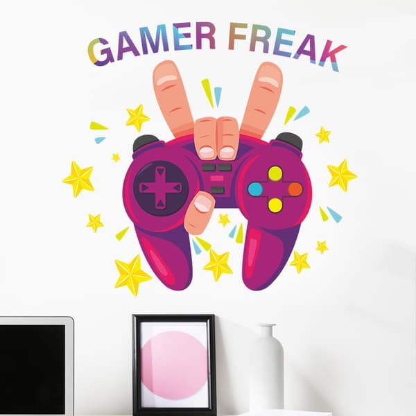 Veggklistremerke - Gamer Freak