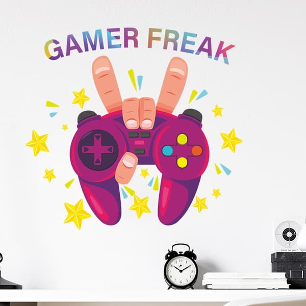 Veggklistremerke - Gamer Freak