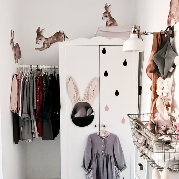 Veggklistremerke - Happy Rabbits Wonderland Set