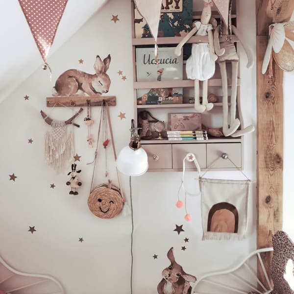 Veggklistremerke - Happy Rabbits Wonderland Set