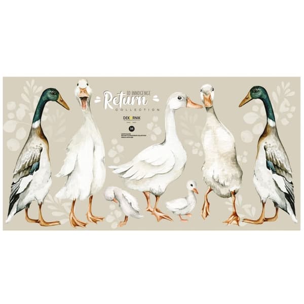 Wallsticker - Hvide ænder