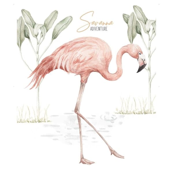 Wallsticker - Flamingo