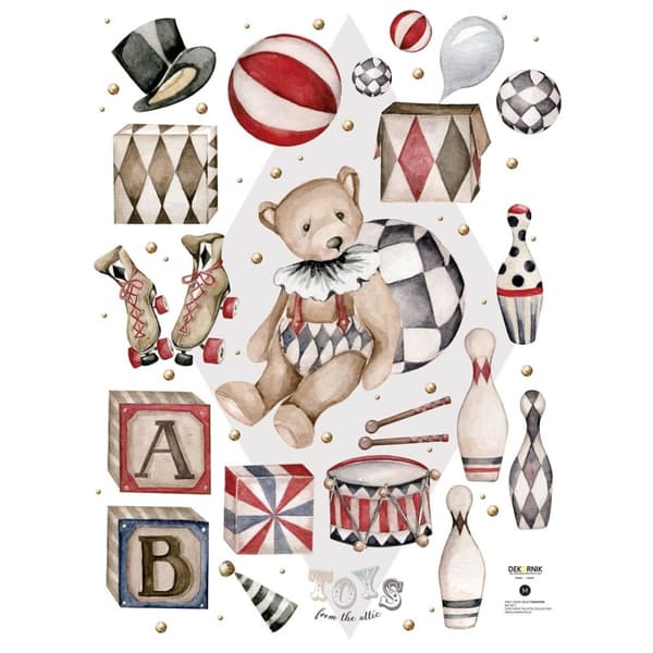 Wallsticker - Mød Theodore! 2 / Legetøj fra loftet