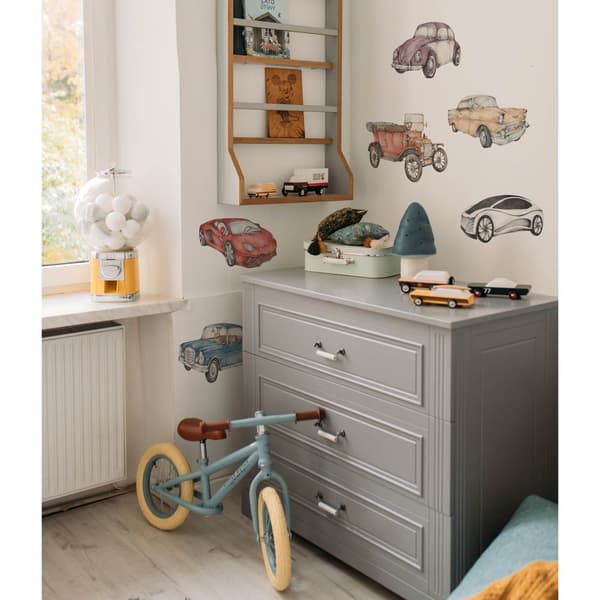 Wallsticker - Bilernes historie / Industriel Evolution