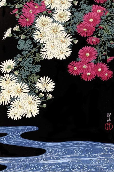 Ohara Koson (Chrysanthemum and Running Water)