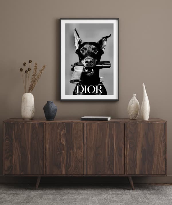 Dior Dog Poster