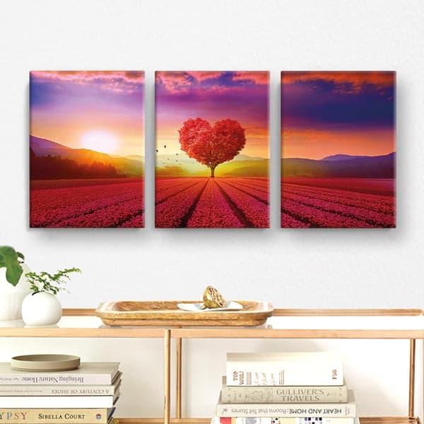 Lærredsbillede / Lærredstryk - Love - 90x40 cm - Lærred