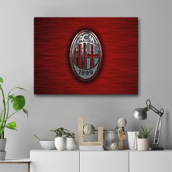 Canvas-taulut / Taulut - AC Milan - 40x30 cm - Canvastaulut