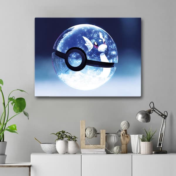 Lærredsbillede / Lærredstryk - Pokemon - 40x30 cm - Lærred