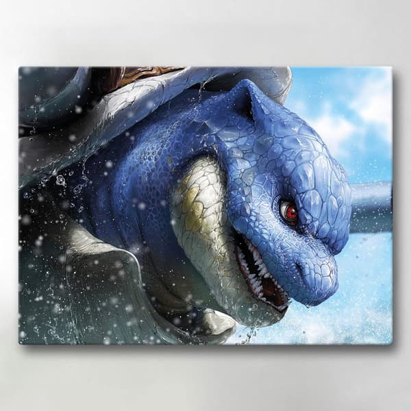Lærredsbillede / Lærredstryk - Pokemon - 40x30 cm - Lærred