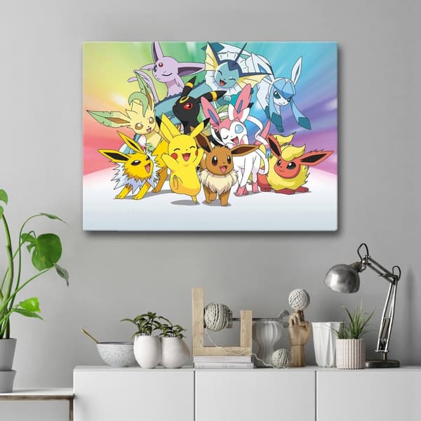 Canvastavla / Tavla - Pokemon - 40x30 cm - Canvas