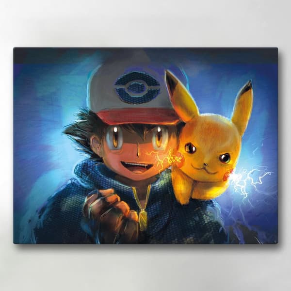 Tavla / Canvastavla - Pokemon - 40x30 cm - Canvas