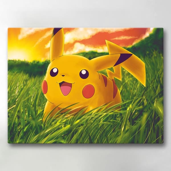 Lærredsbillede / Lærredstryk - Pokemon - 40x30 cm - Lærred