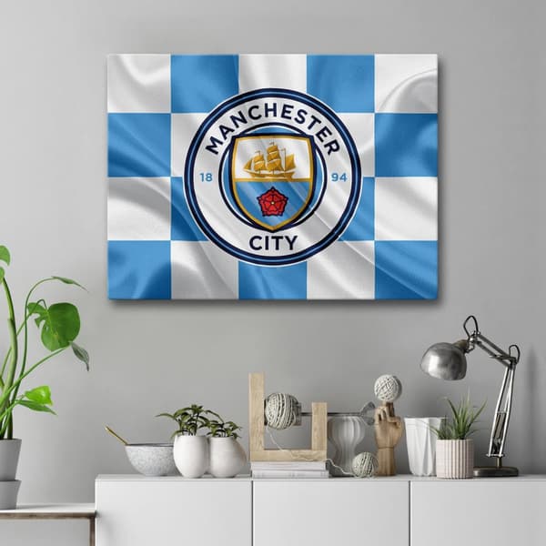 Lerretsbilde / Bilde - Manchester City - 40x30 cm - Lerret