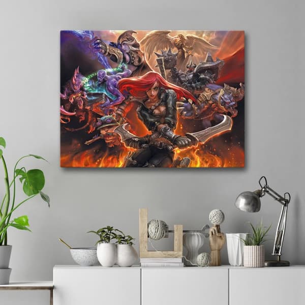 Lerretsbilde / Bilde - League of Legends - 40x30 cm - Lerret